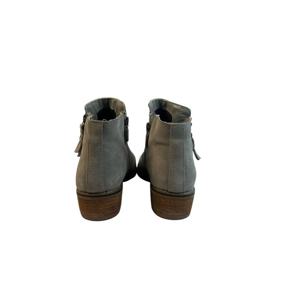 Blondo Villa Waterproof Chelsea Boots Size 8.5 Grey Suede Ankle Casual Winter - Picture 7 of 13